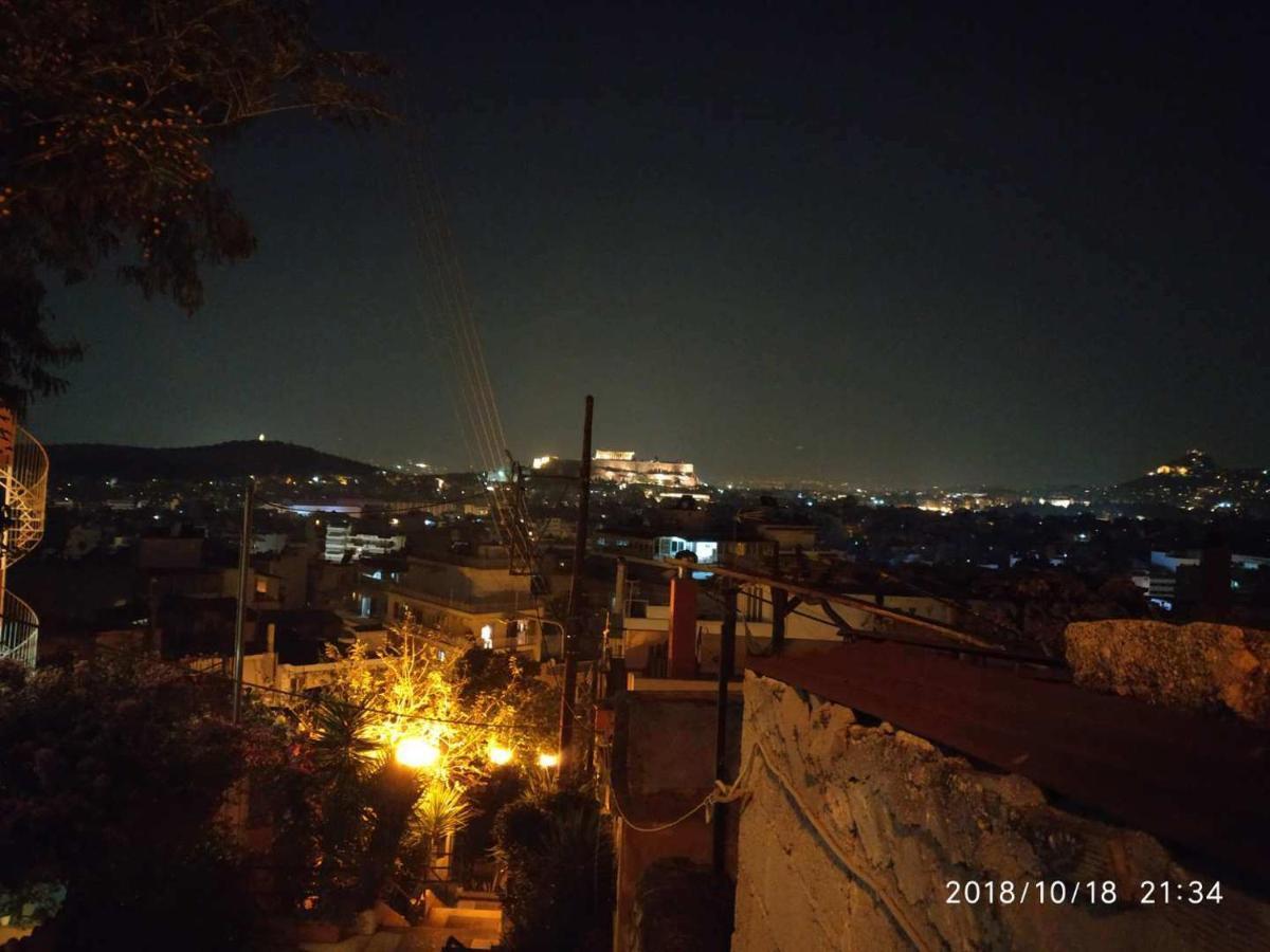 Quiet Studio With Athens View Kültér fotó